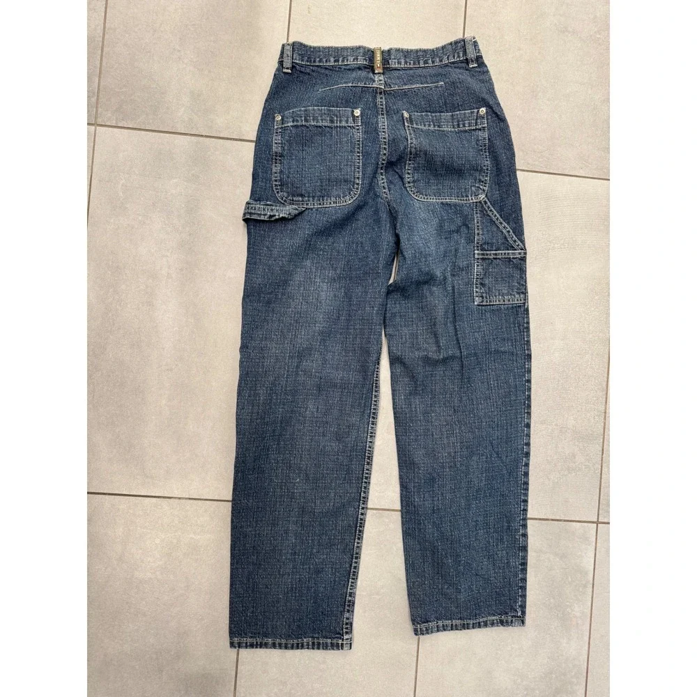 Tommy Hilfiger Jeans Youth 16 Carpenter Y2K Utility Denim Vintage 2003 Blue